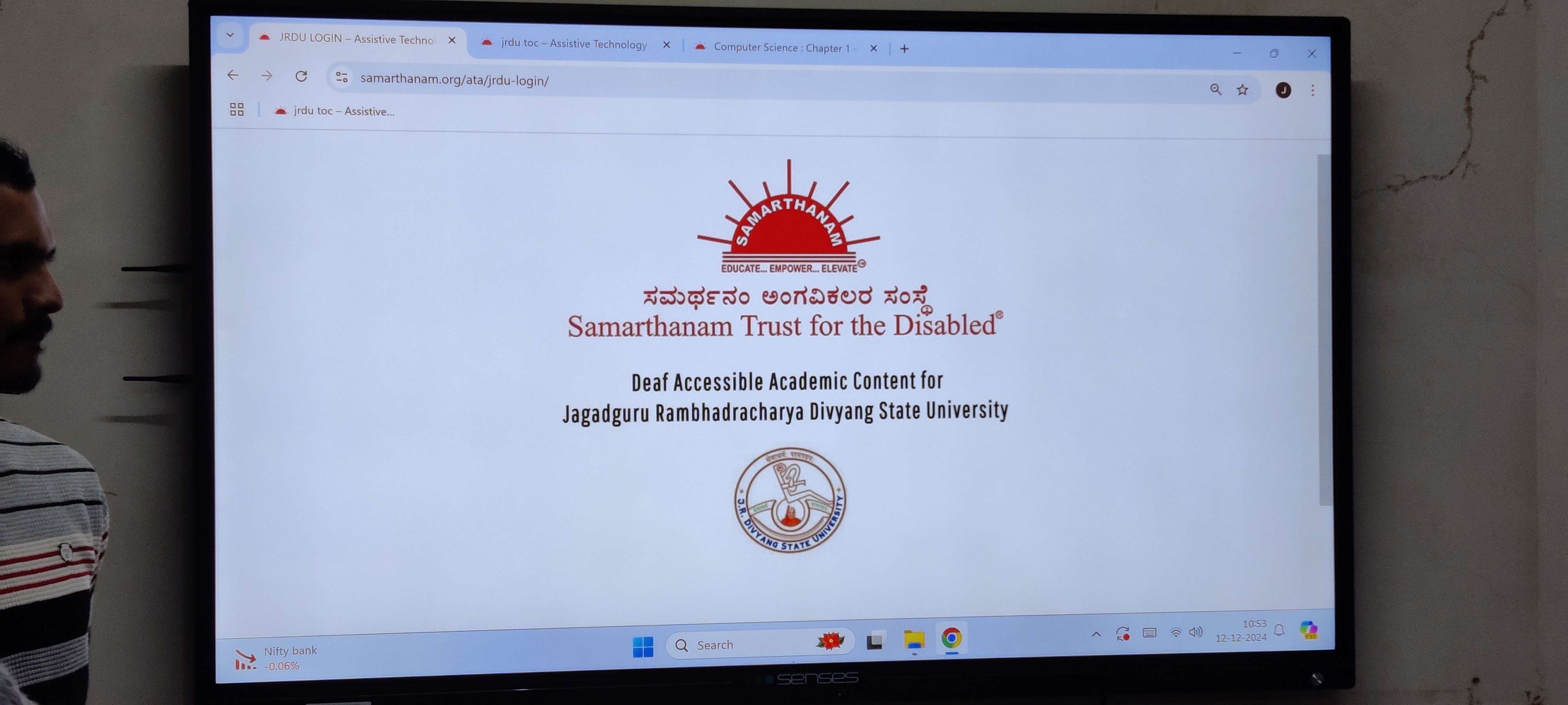 1. Implementation of Let'sTalkSign at JRDS University, Chitrakoot, Uttar Pradesh